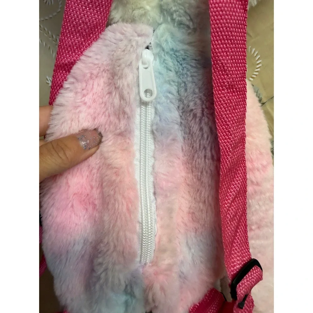 Kissy Missy Plush Backpack Poppy Playtime Tie Dye Pink Blue Huggy Wuggy Bag Kids